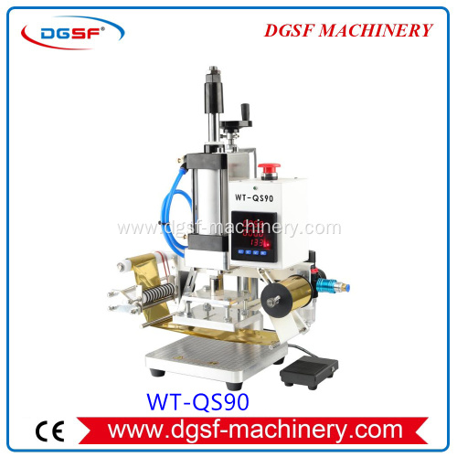 Upgraded Small Pneumatic Bronzing Machine WT-QS90